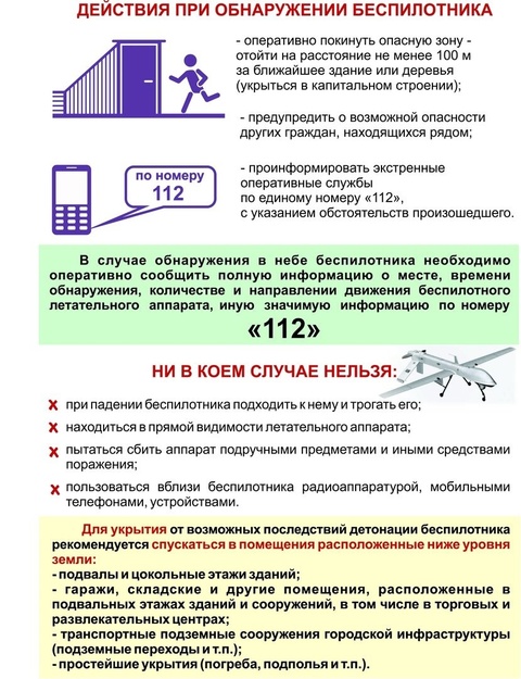 Как распознать опасность, где укрыться и что делать в случае угрозы беспилотника.